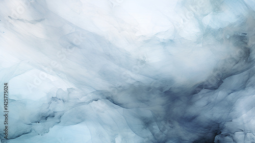 Abstract texture in light blue, white, and black with a solarization effect