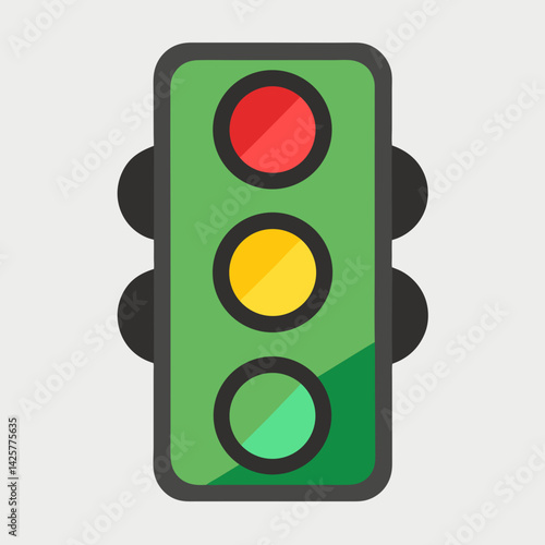 traffic light on green
