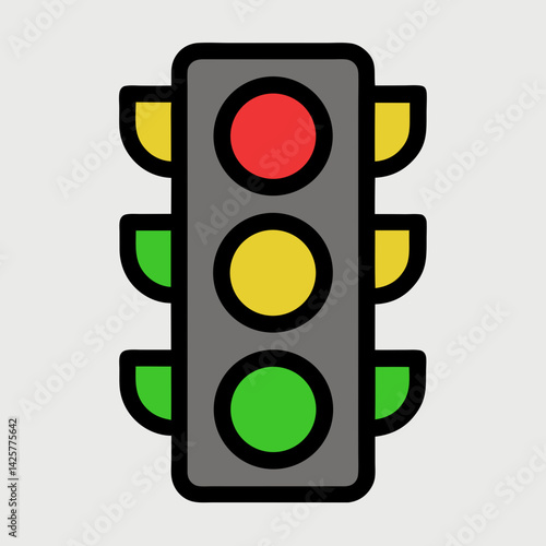 traffic light on green