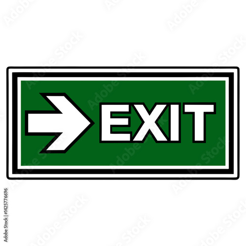 emergency exit sign