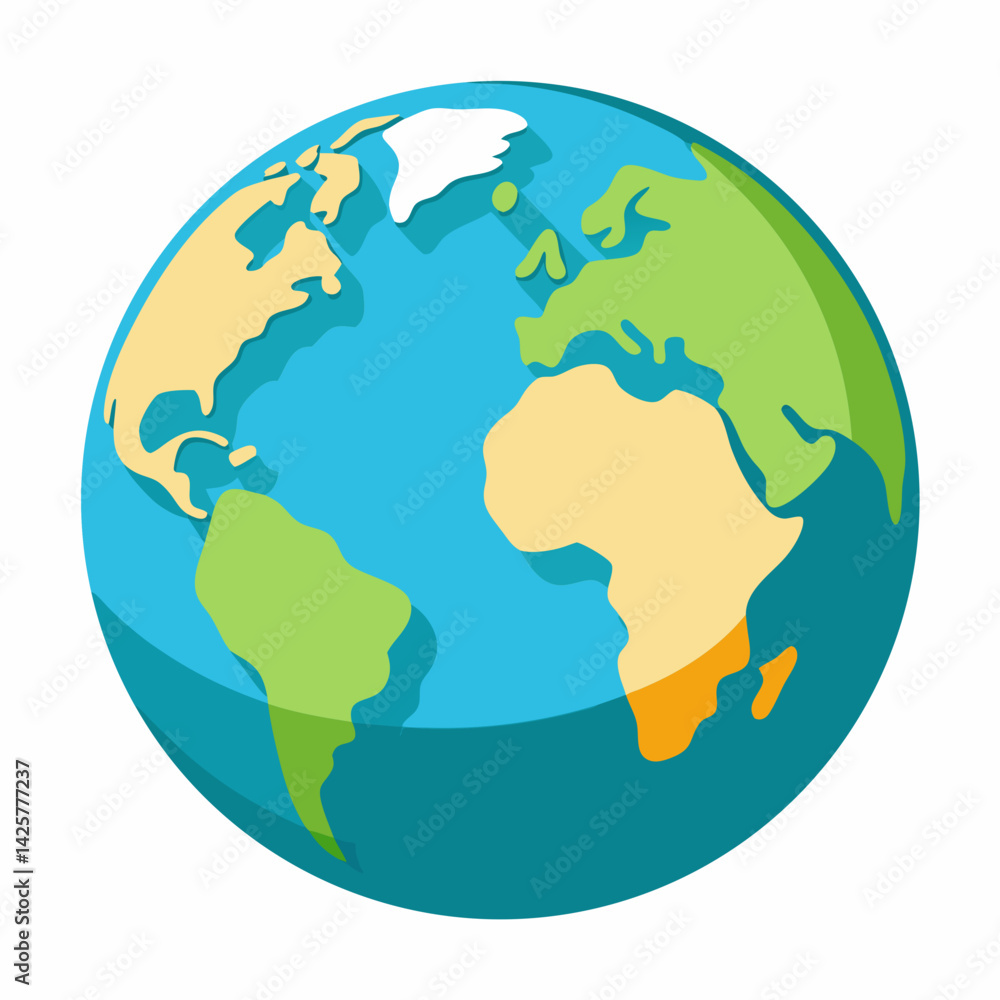 globe on white background globe on white background