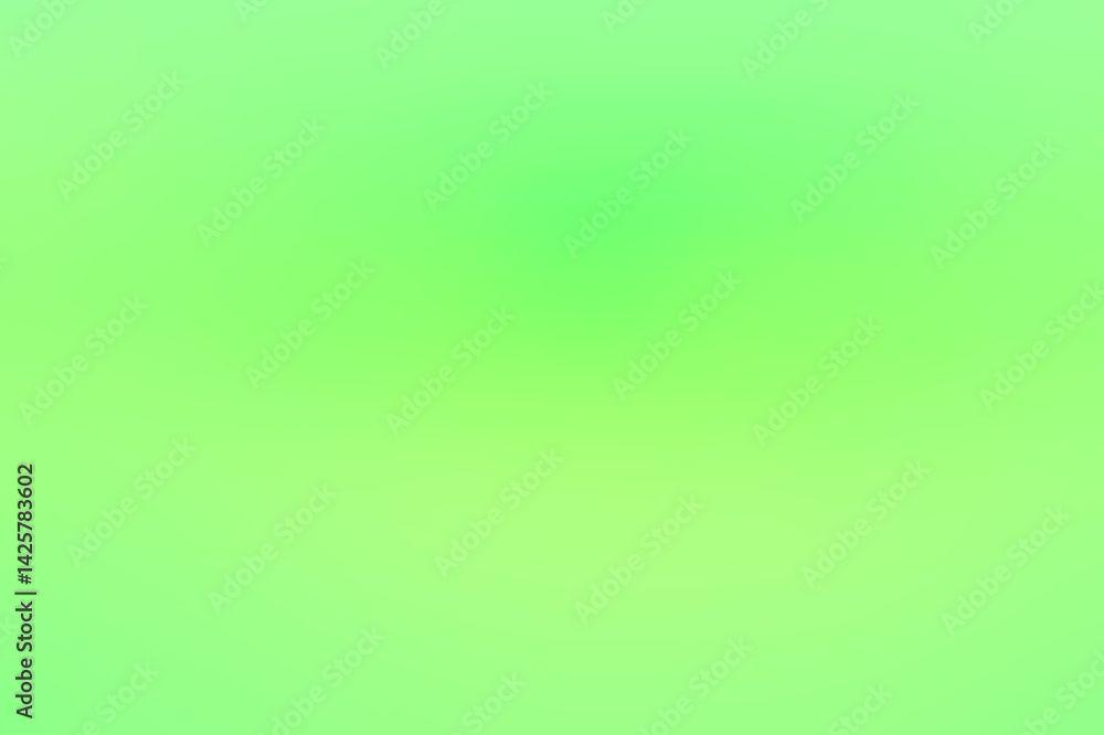 Obraz premium Spring green smooth gradient blurred abstract background, fresh green yellow background copy space