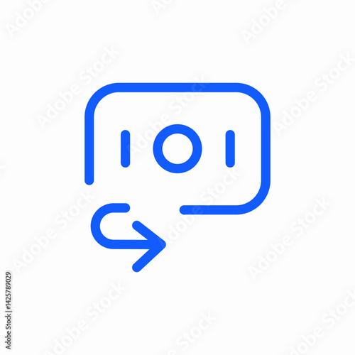 transaction cancellation icon sign vector