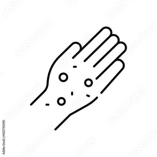 allergic  Vector icon