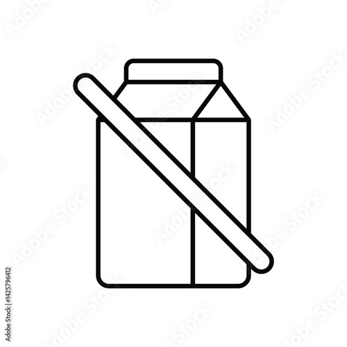 No milk Vector icon