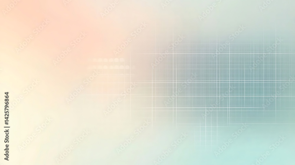 Fototapeta premium Pastel Grid Abstract Background.