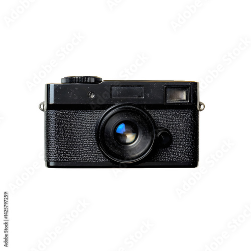 Isolated disposable camera on a white background