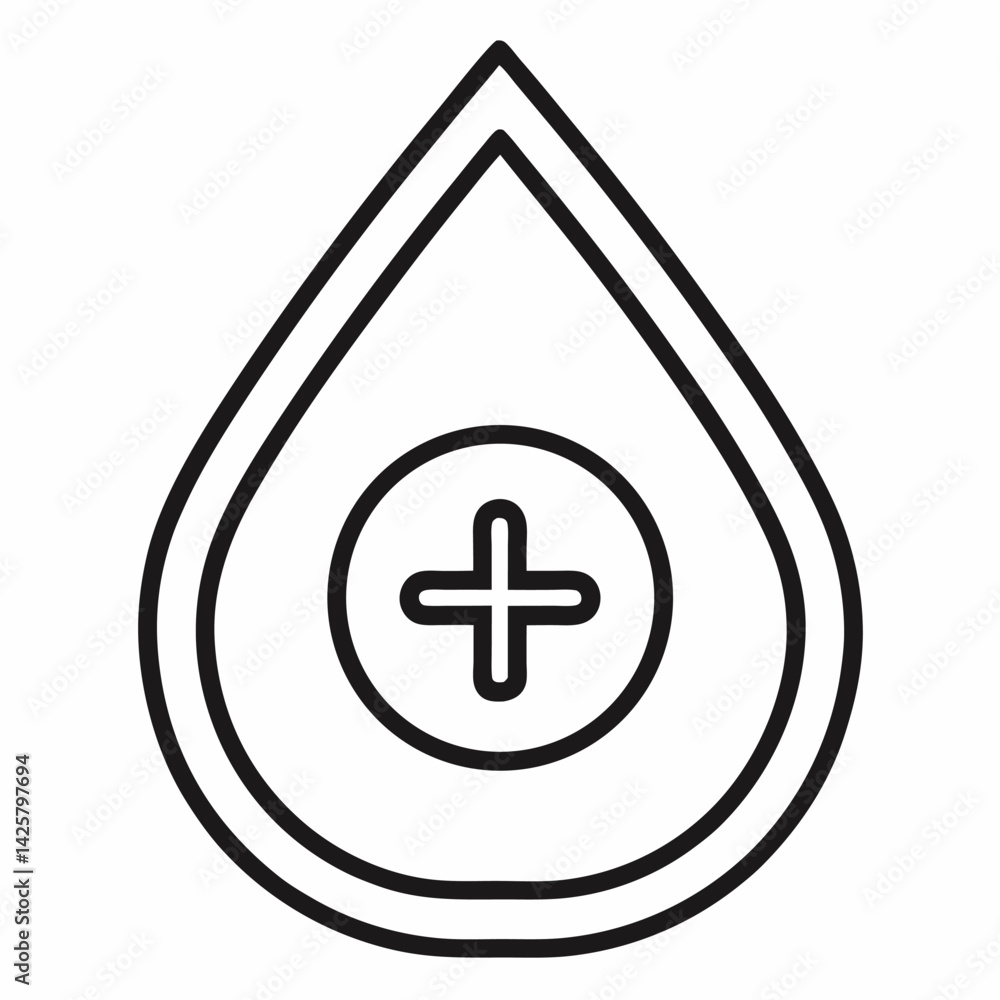 Obraz premium blood sugar vector icon