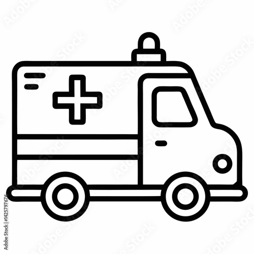 ambulance car vector illustration