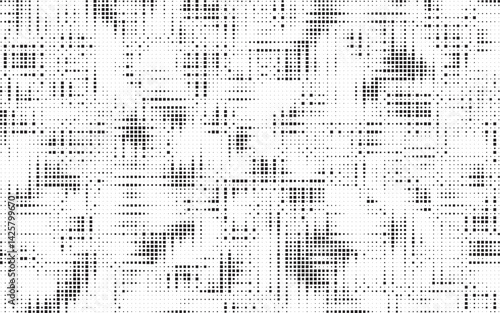 Halftone background vector, abstract backdrop design with two tone pattern and copy space for edit your content. Vector Illustration.	