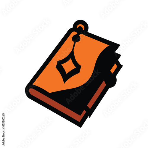 Spell Book Charm Magical Halloween Vector