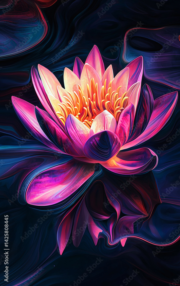 Illuminated Lotus Blossom Illuminated Lotus Blossom