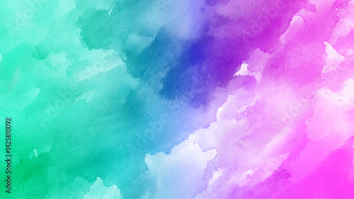 Clouds and sky with pastel colors sweet color with beautiful vector texter Bagron'd, Soft Gradient Watercolor Background for Creative Projects, Graphic image wallpaper good for use as presentation  