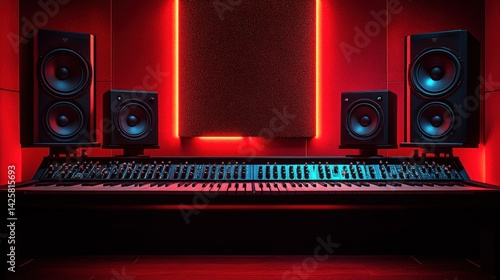 Modern recording studio photo