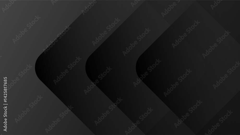 Abstract modern black background. vector.