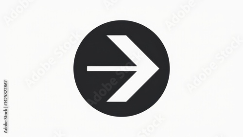 Free Download Black Arrow Symbol In Circle Icon - GFXLoad