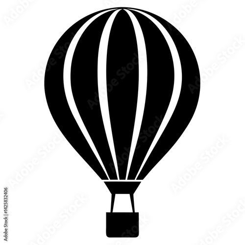 hot air balloon vector illustration