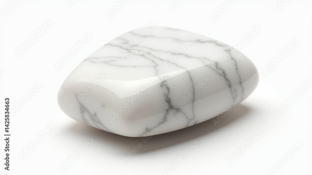 Howlite Stone - Polished Mineral Specimen Howlite Stone - Polished Mineral Specimen