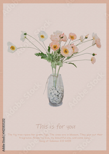 Anemone Flowers Poster