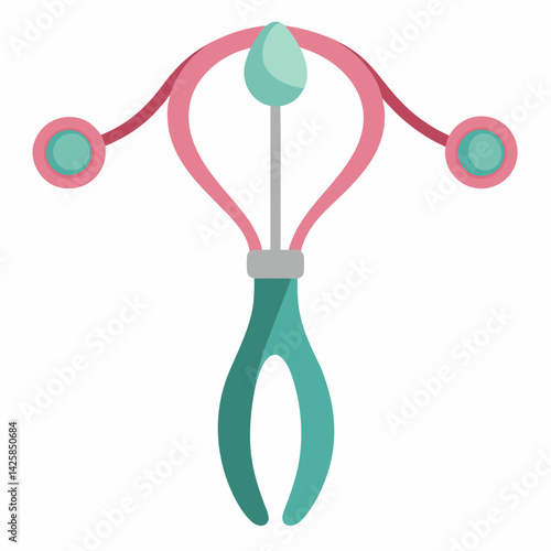 vector illustration of a lamp