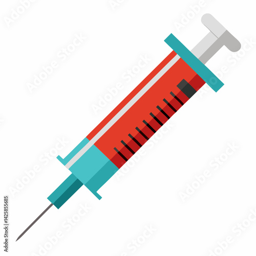 syringe with blood