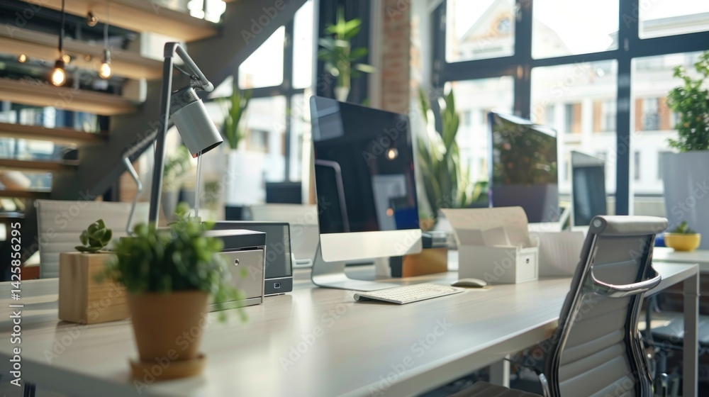 Fototapeta premium Technology in modern business environment