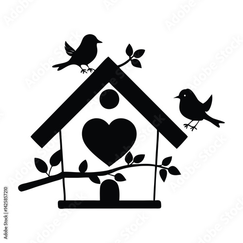 birdhouse on the tree