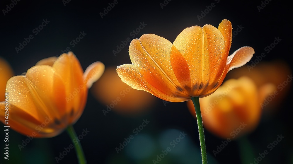 Radiant orange tulips Radiant orange tulips