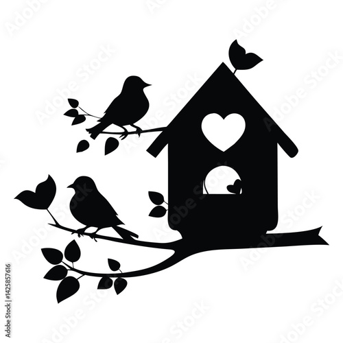 birdhouse on the tree