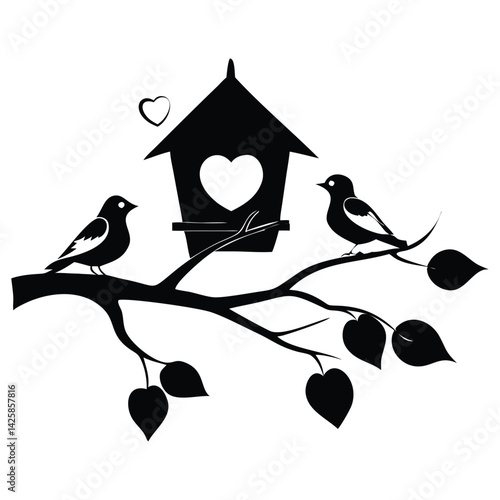 birdhouse on the tree