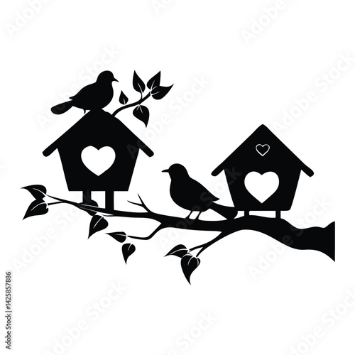 birdhouse on the tree