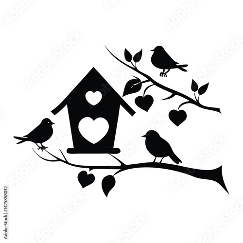birdhouse on the tree