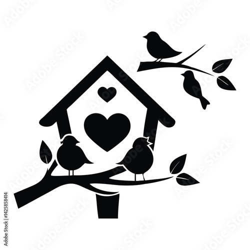 birdhouse on the tree