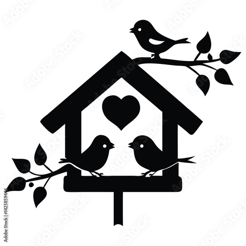 birds on a tree