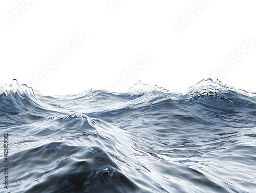 Wallpaper Mural water flow on transparent background Torontodigital.ca