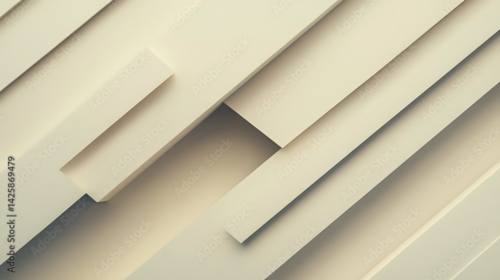 Fototapeta premium Abstract Beige Geometric Pattern.