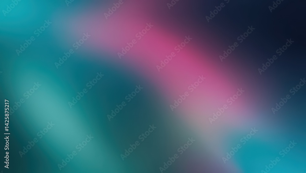Abstract gradient of teal pink and dark blue with soft blurred transitions Abstract gradient of teal pink and dark blue with soft blurred transitions
