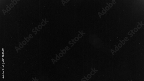 16mm film black leader with dust, dirt and scratches, starting with transition from bright white light leaks / film burn. Genuine analog film scan. Grindhouse texture transition overlay.