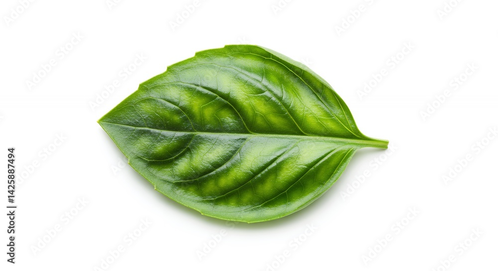 Obraz premium Fresh green leaf image for branding and product promotion