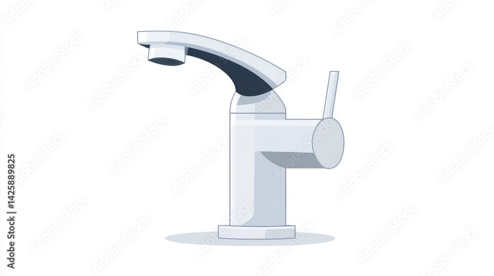 Modern, single-handle kitchen faucet Modern, single-handle kitchen faucet