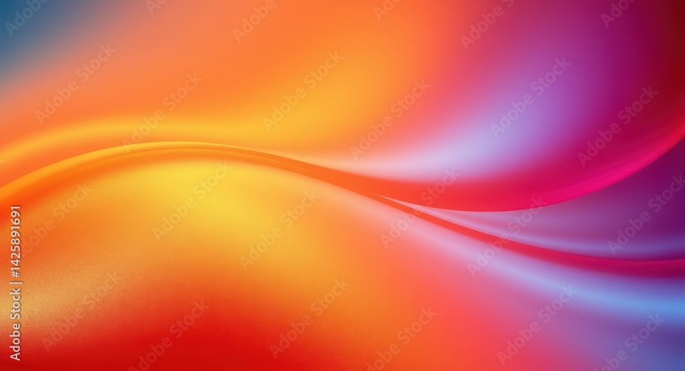 Abstract gradient background with vibrant colors and flowing wave patterns Abstract gradient background with vibrant colors and flowing wave patterns