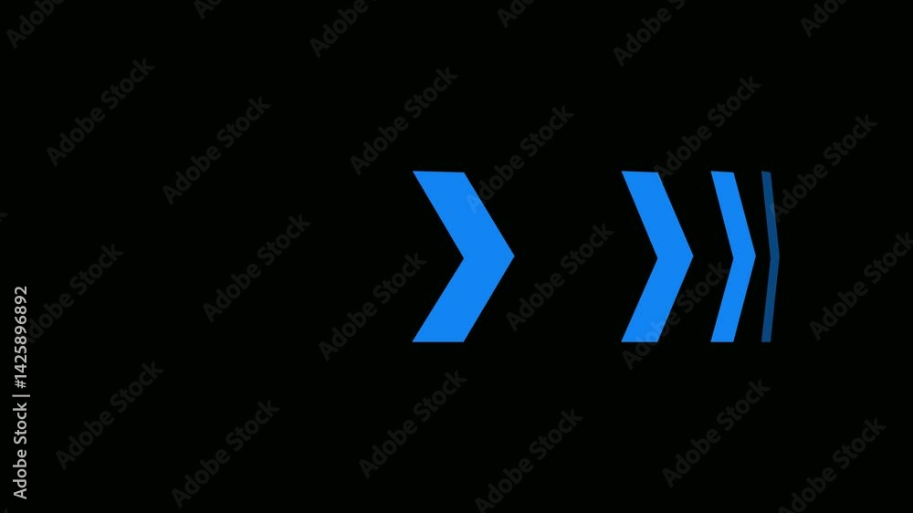 right Arrow loop animation direction concept .Colorful arrow icon concept . arrow pointing right on green screen background. right Arrow loop animation direction concept .Colorful arrow icon concept . arrow pointing right on green screen background.
