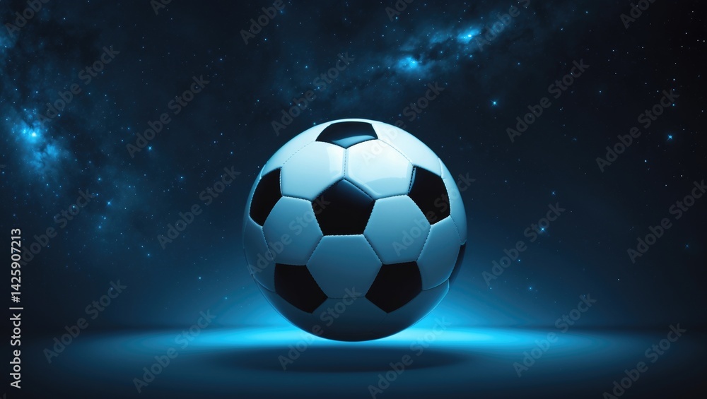 Fototapeta premium Soccer ball and ball game concept