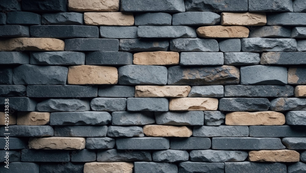 Fototapeta premium Detailed close-up of brick background texture