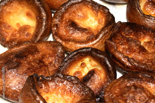 Wallpaper Mural Close up of home made Yorkshire pudding ready for roast dinner Torontodigital.ca