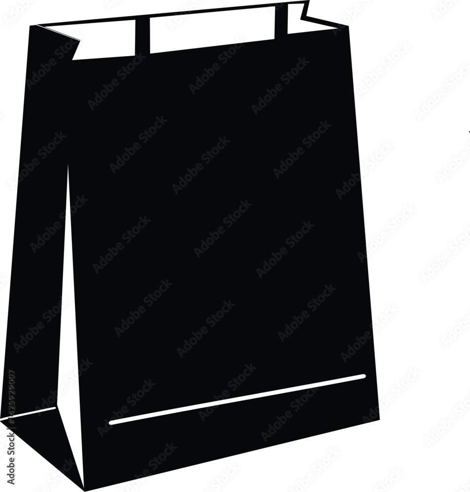 black paper bag