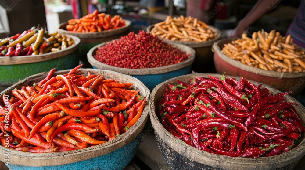 Fototapeta premium Fresh Produce Displayed at Tourist Farm