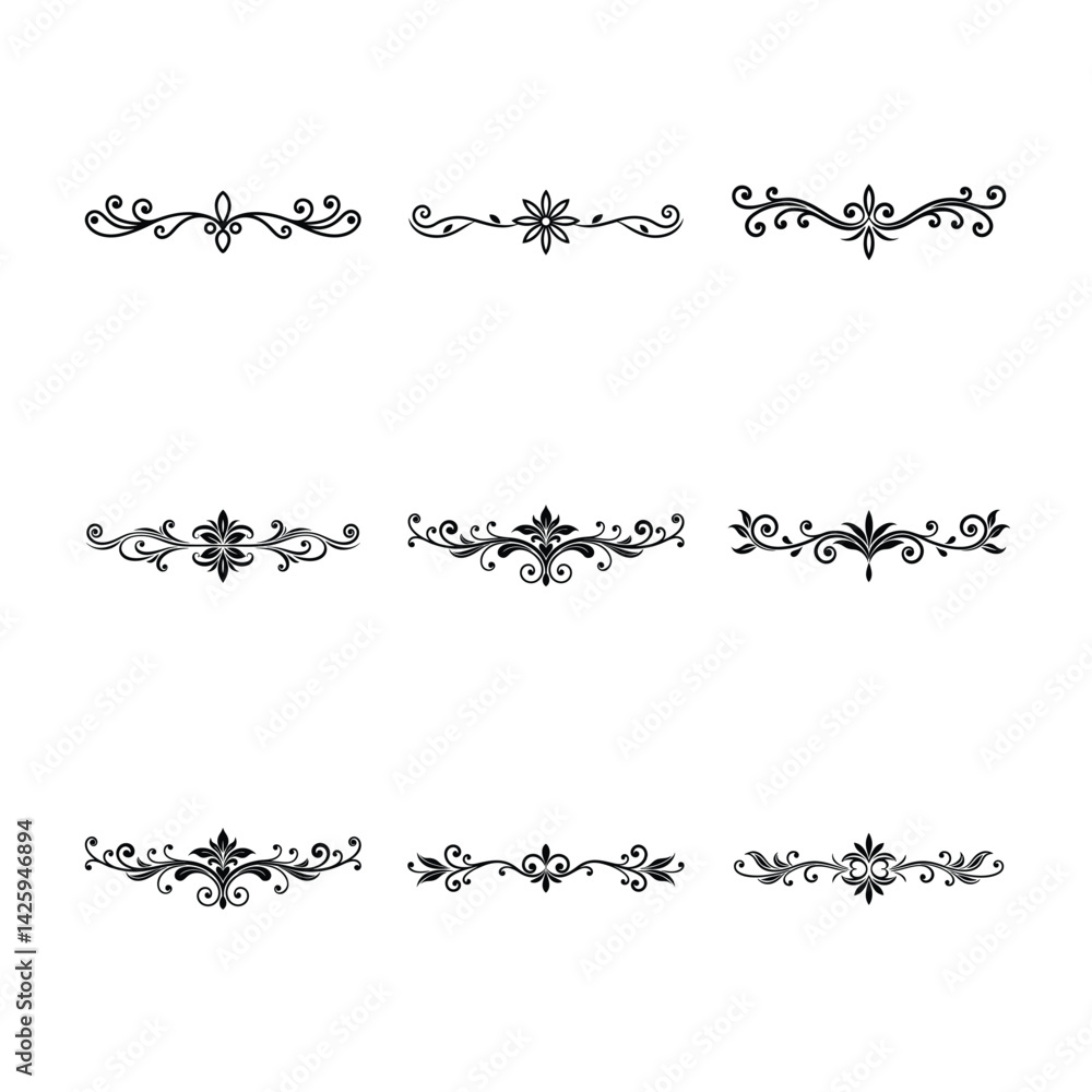 Obraz premium calligraphic design element