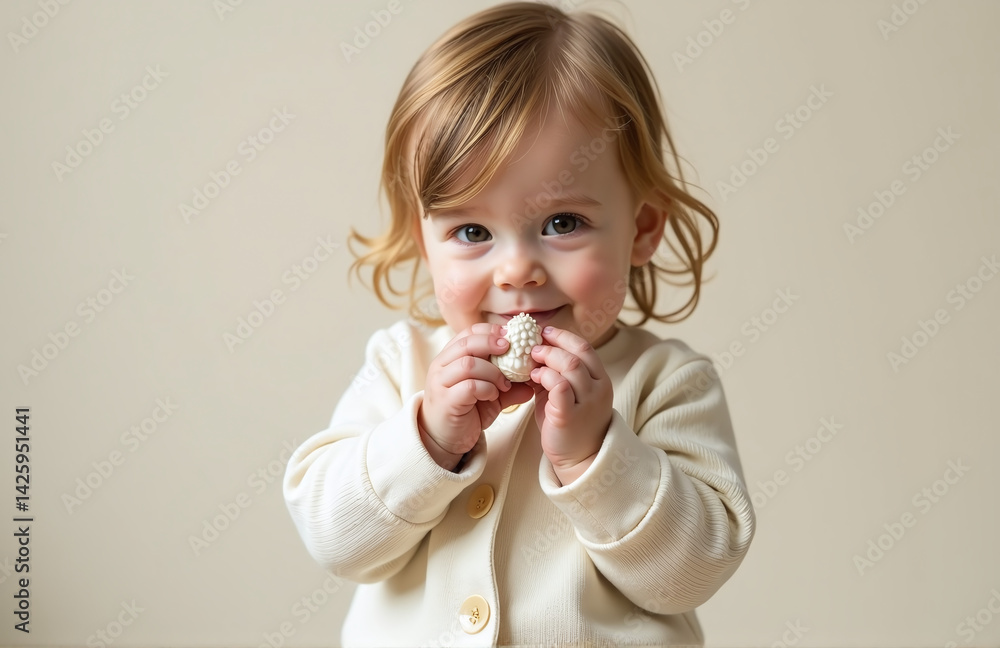 Bambina Che Raccoglie Conchiglie All'alba