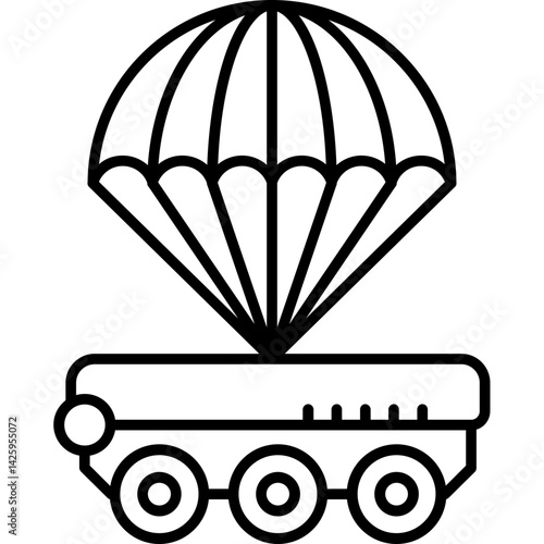Mars Rover Delivery Icon